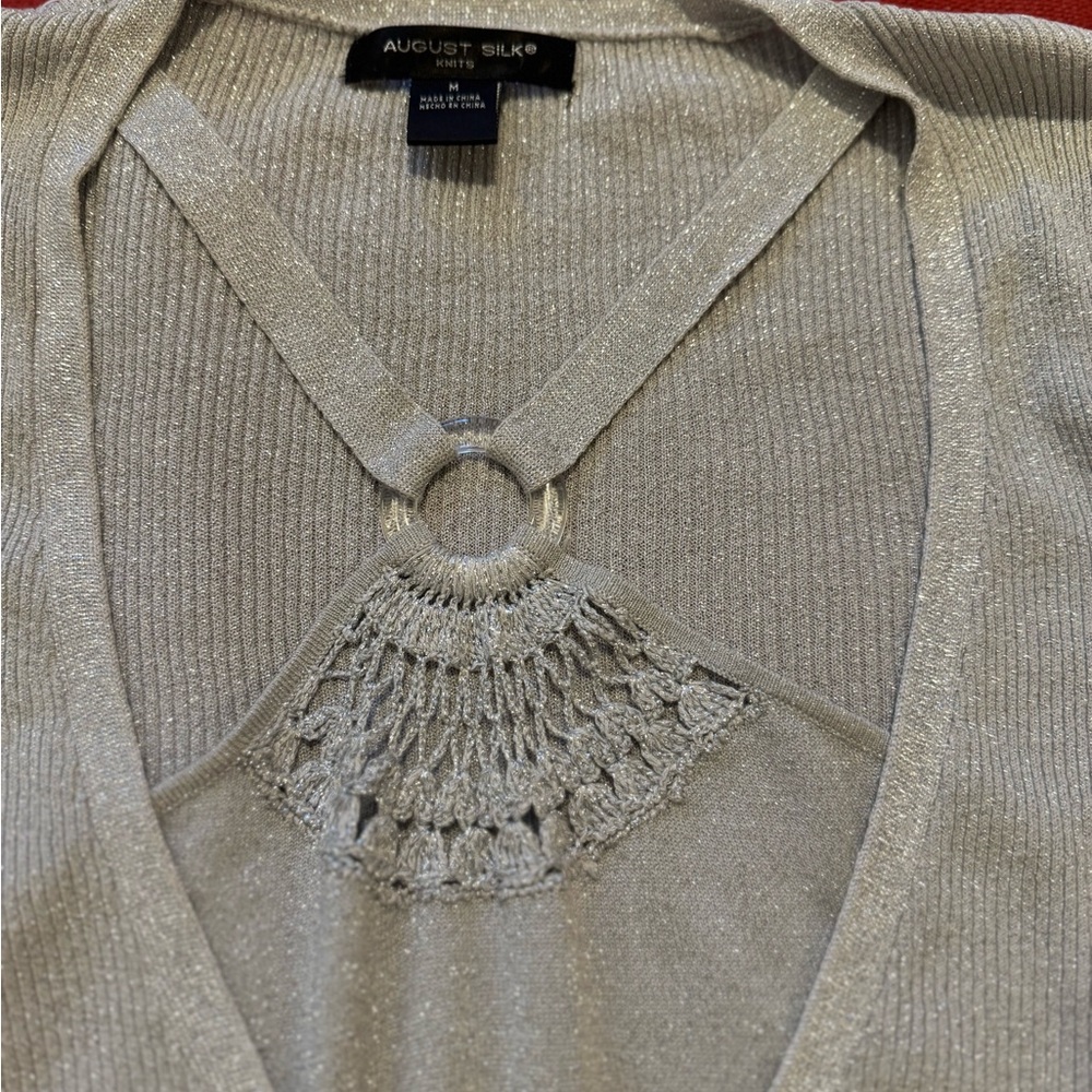 August Silk Silver Women's Sweater